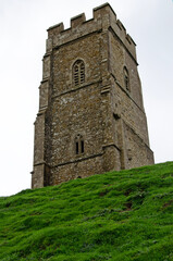 Obraz premium St. Michael's Tower on Glastonbury Tor