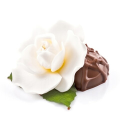 fleurs en chocolat 