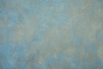 Obraz na płótnie Canvas Textured blue background, scratched wall structure, template for scrapbook, vintage style 