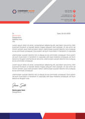 Unique professional modern corporate creative company fully editable a4 letterhead design template 