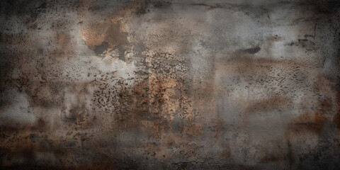 Obraz premium Grunge metal background. Rusty metal texture. Rusted metallic background. Scratched grunge metallic texture