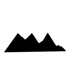 Fototapeta na wymiar Mountains silhouettes