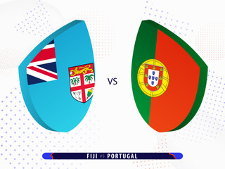 Fiji vs Portugal rugby match, international rugby competition 2023.