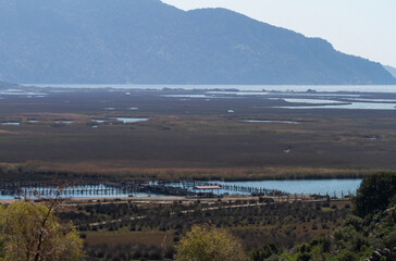 Dalyan water canal view
