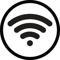 wi fi icon vector . wireless icon . wifi connection icon design vector illustration

