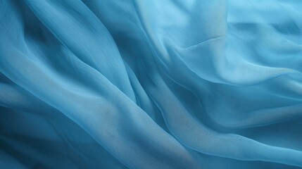 Blue gauze texture background. Generative ai.
