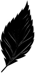 leaf silhouette vector