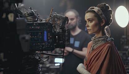 AI is revolutionizing the filmmaking industry by automating tedious post-production tasks and providing real-time analytics on audience reactions. Generated by AI.