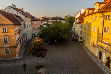 View of Kampa island in Prague, Czech Republic