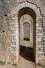 Fototapeta na wymiar Tempio di Giove Anxur. Terracina - Latina - Lazio - Italia