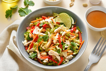 Thai style chicken salad