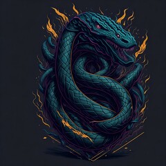 Scary Dragon, generative AI