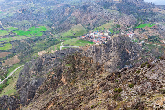 view from the top of the mountain