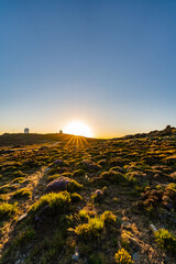Atardecer cerca del observatorio