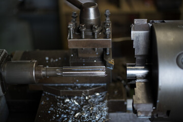During drilling work with a lathe