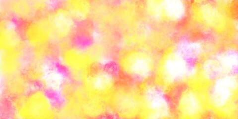 Watercolor painted background. Abstract Illustration wallpaper. Brush stroked painting with yellow-crimson spots. Print for textiles, wallpaper, greeting card.