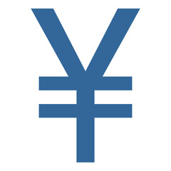 Obraz premium Vector graphic of the Japanese Yen currency sign