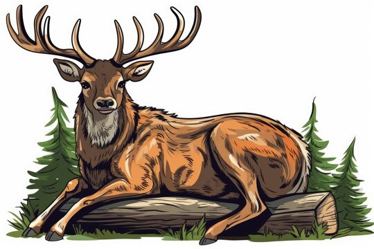 Deer Clip Art Images – Browse 35,849 Stock Photos, Vectors, and Video |  Adobe Stock