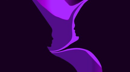 silhouette of a woman