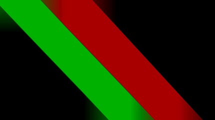 green and red stripped background on black color