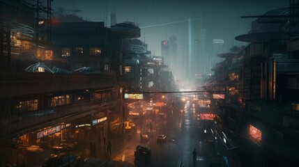 Hyper-detailed Cinematic Timelapse of Insane Cyberpunk Cityscape Driven by Neural Networks and HUID: A Futuristic Road Trip Through The Night, Generative AI