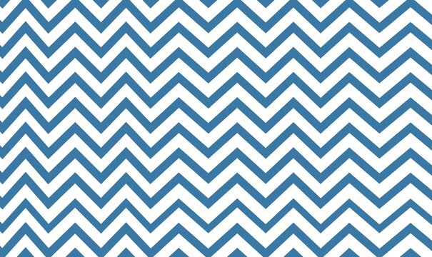 Blue and White Zigzag Seamless Pattern. Christmas chevron pattern seamless background texture in blue.