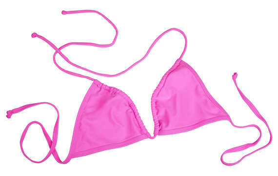 Pink swimming suit isolated on transparent background