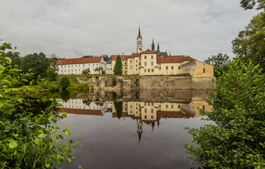 View of Vyssi Brod monastery, Czech Republic