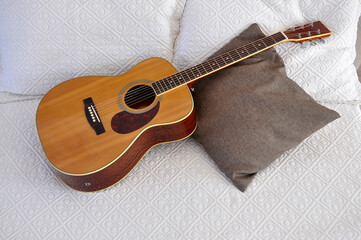 guitarra violão acustico ferramenta musical de madeira