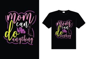 Colorful lettering mothers Day quote Happy mom shirt vector typography mommy loves t-shirt design