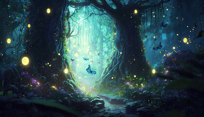 fantastical forest kingdom