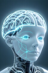 Obraz premium Artificial Intelligence (AI) Brains