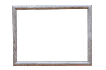 Photo frame or picture with copy space on a white isolated background