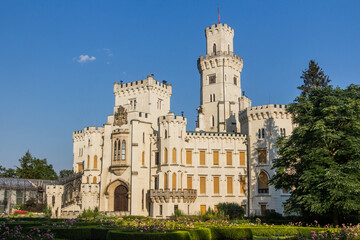 Fototapeta na wymiar Hluboka nad Vltavou castle, Czech Republic