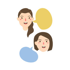 people conversation bubble chat