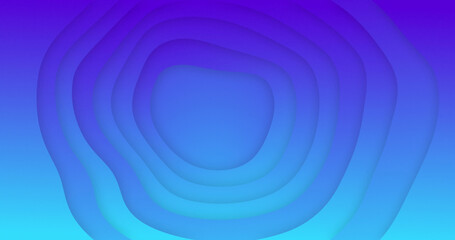 Image of blue shapes on blue background with copy space