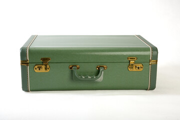 old antique suitcase.