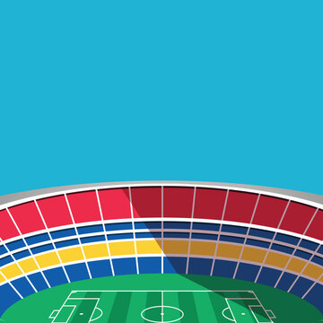Soccer / Football design template,free copy space, vector	