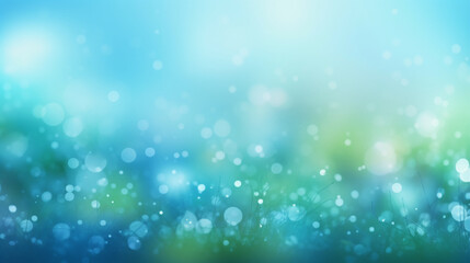 Fototapeta premium cool spring and summer blue sky