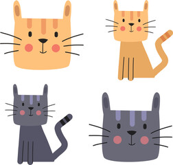 Cats illustration vetor