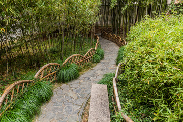 Garden of Blue Wave (Canglang) Pavilion in Suzhou, Jiangsu province, China