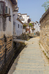 Alley in Xidi village, Anhui province, China