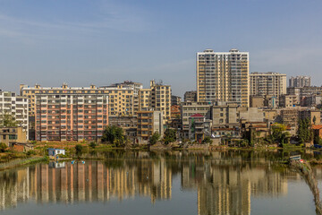 Fototapeta na wymiar Yangxin city, Hubei province, China