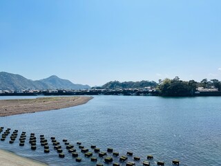 Obraz premium 沼津港から見た風景