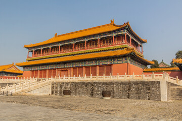 Belvedere of Embodying Benevolence in the Forbidden City in Beijing, China