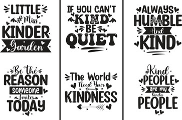 Kindness SVG T-Shirt Design Bundle