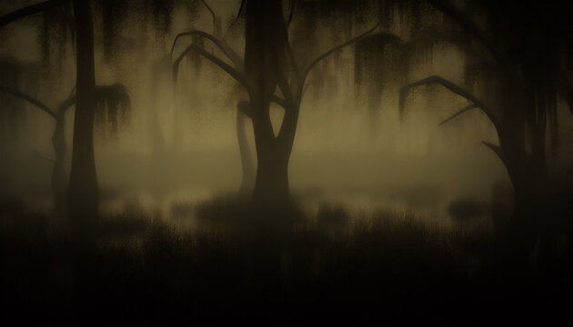 霧と森 Generative AI © スタジオサラ