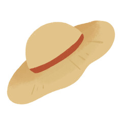 Hat cute illustration summer element