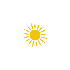 Illustration of sun vector design