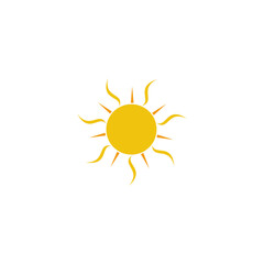 Illustration of sun vector design